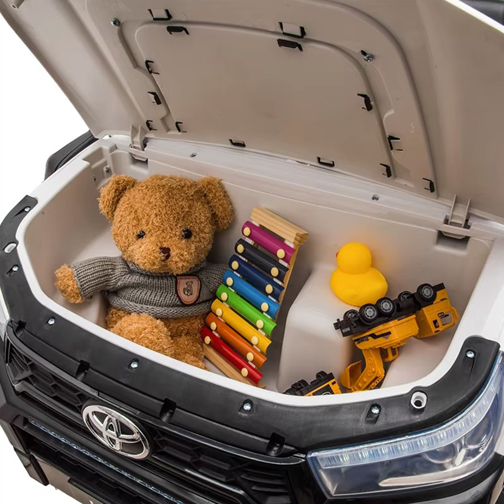 Detalhe da Toyota Hilux elétrica