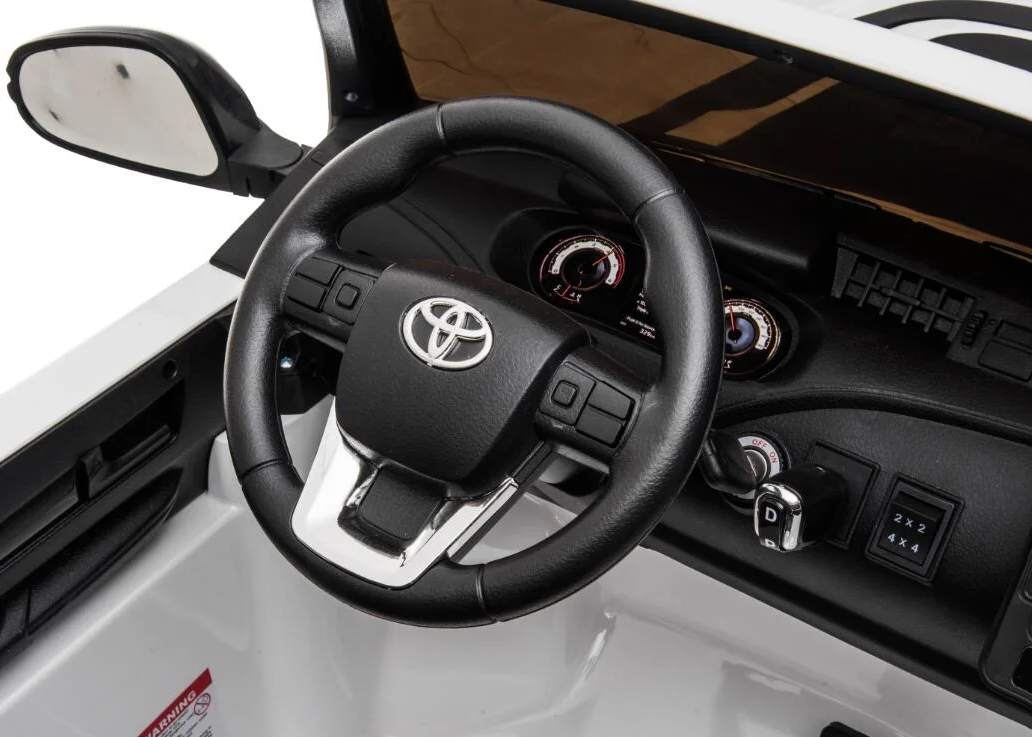 Detalhe da Toyota Hilux elétrica