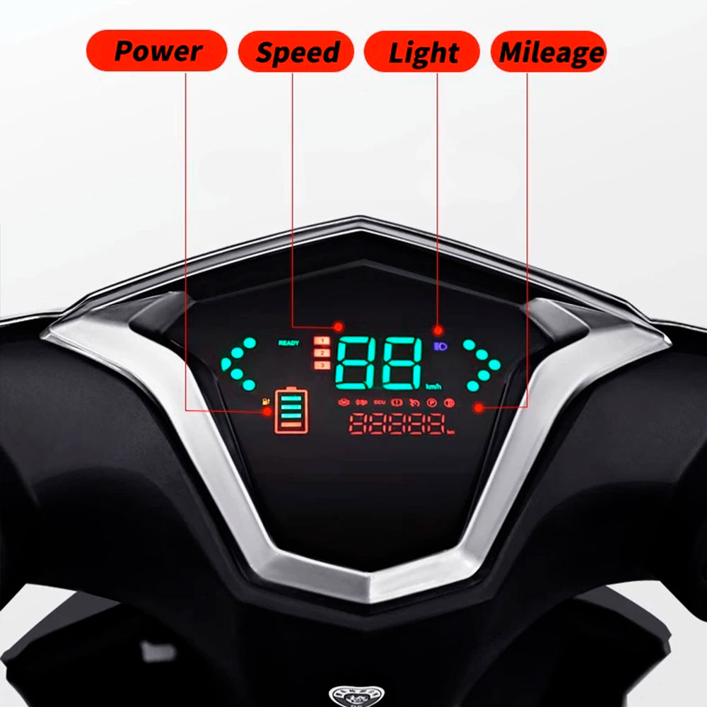 Scooter Elétrica 1000W 60V 20A
