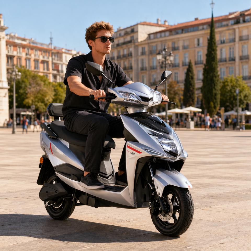 Scooter Elétrica 1000W 60V 20A